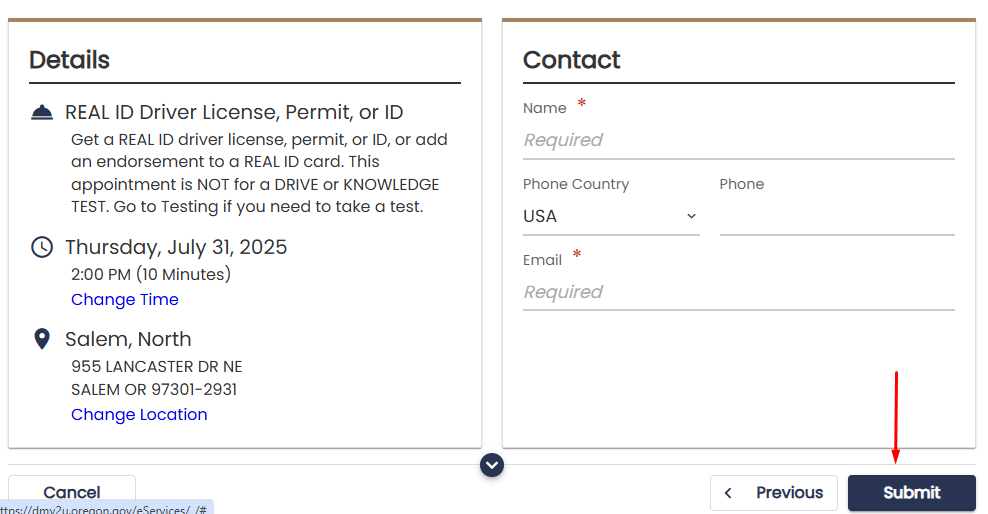 oregon real id requirements