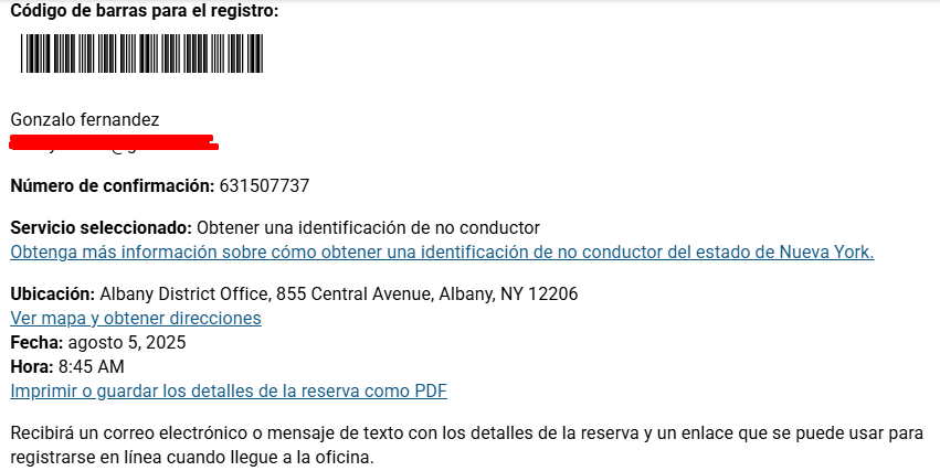 real id new york español